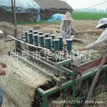 华新 电动草帘机 蔬菜大棚草毡机 加工定做自动喂料草帘机