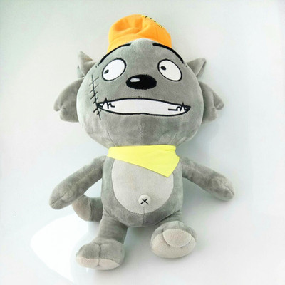 厂家来图来样定制 灰太狼动画公仔 毛绒玩具吉祥物
