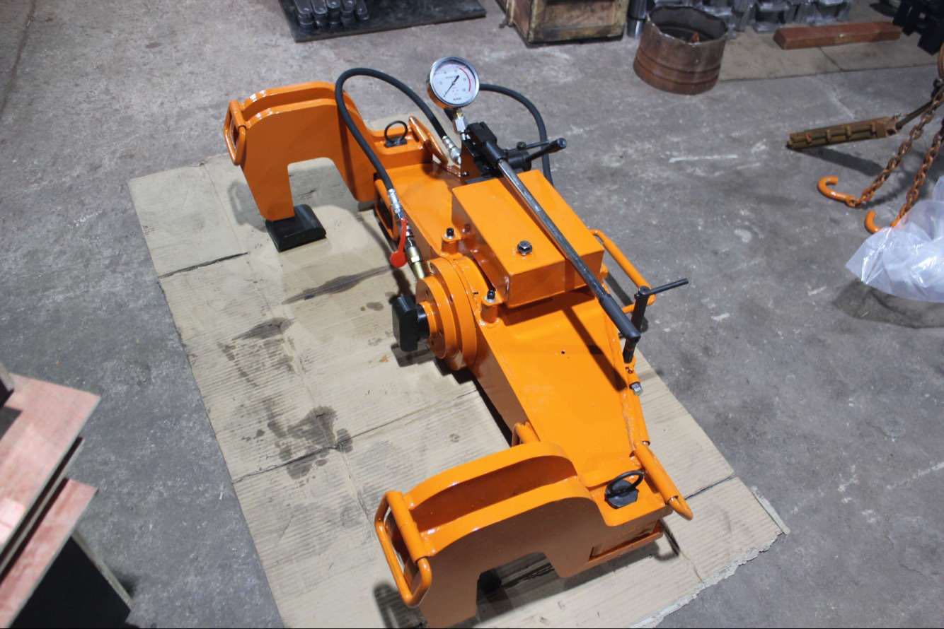 炎泰双钩液压槽型钢轨弯轨器 yt-800槽型轨弯轨器 60r弯轨机