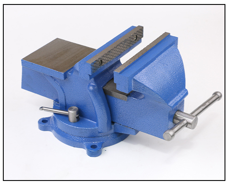小型台虎钳 3寸-20寸活动旋转平口钳 固定夹持加重型虎钳