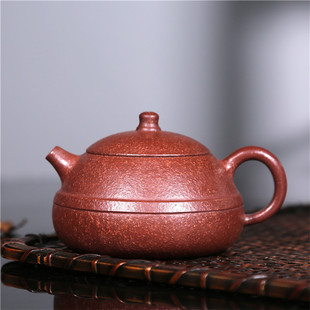 东瓢壶 宜兴名家全纯手工紫砂壶 原矿紫泥粗砂陈未红紫砂壶