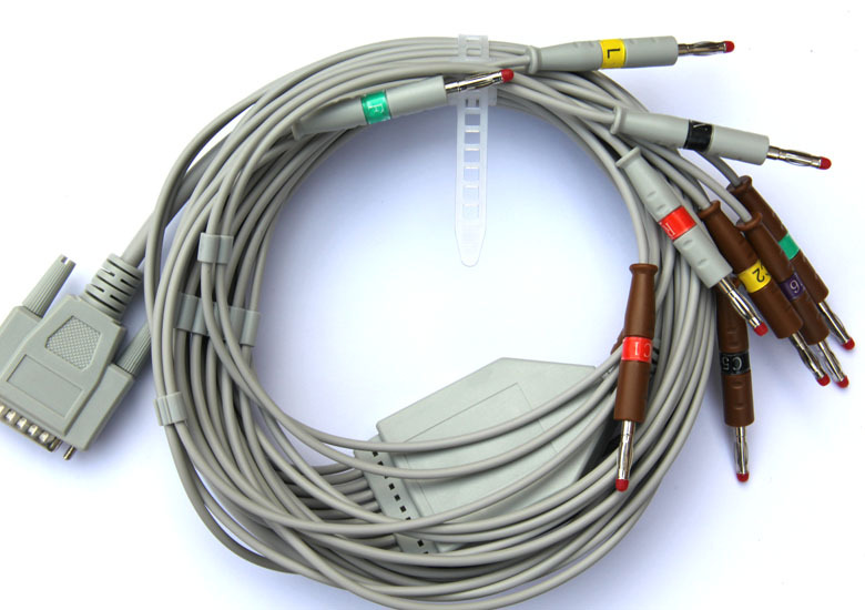 三锐心电图机 导联线 十二导联 2203b 2303b 3303b全系列