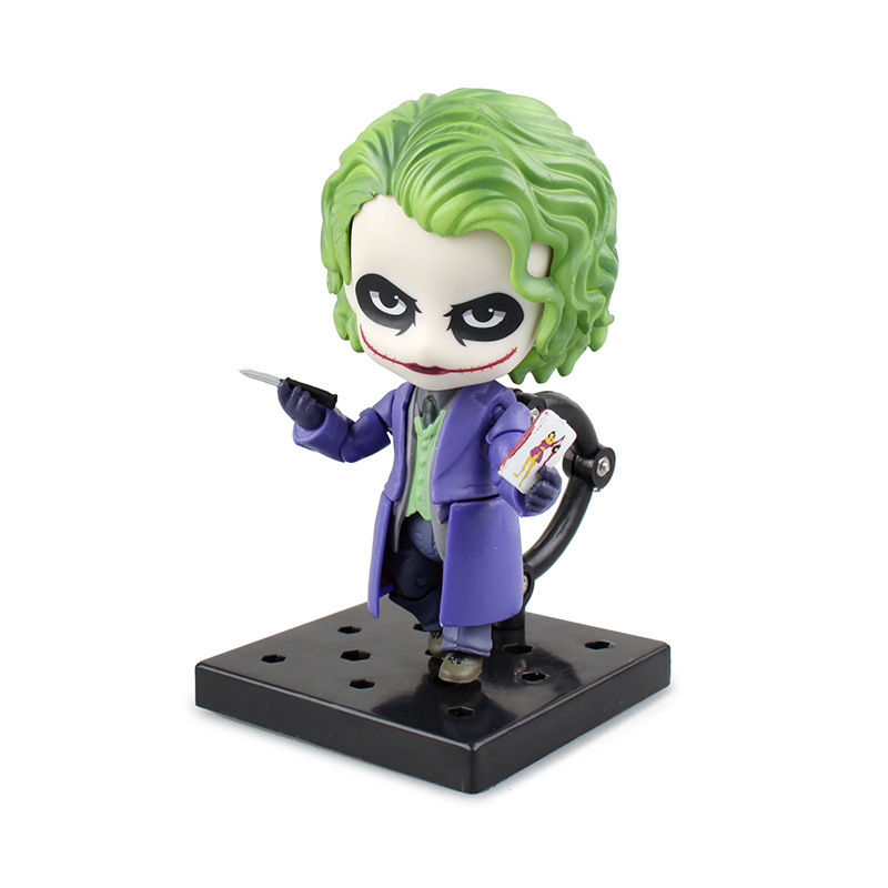 gsc 蝙蝠侠 黑暗骑士 joker q版566#小丑 粘土人 可动盒装手办
