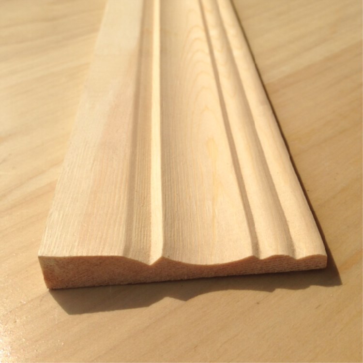 洪发木业批发樟子松实木装饰线条 加工定制松木门边线/门套线
