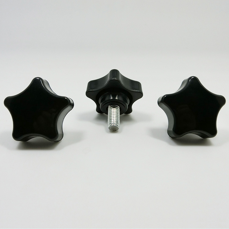 40#五角星形胶头螺丝[碳钢]手拧胶头螺丝 星形五角包胶螺丝m8/m10