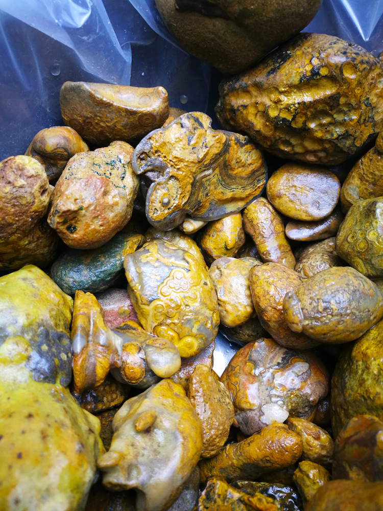 *奇石蒙天珠九眼石页岩原石鱼缸花盆造景石