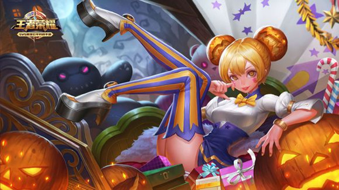 动漫王者游戏制服 小乔cos万圣前夜皮肤 南瓜装 cosplay角色扮演