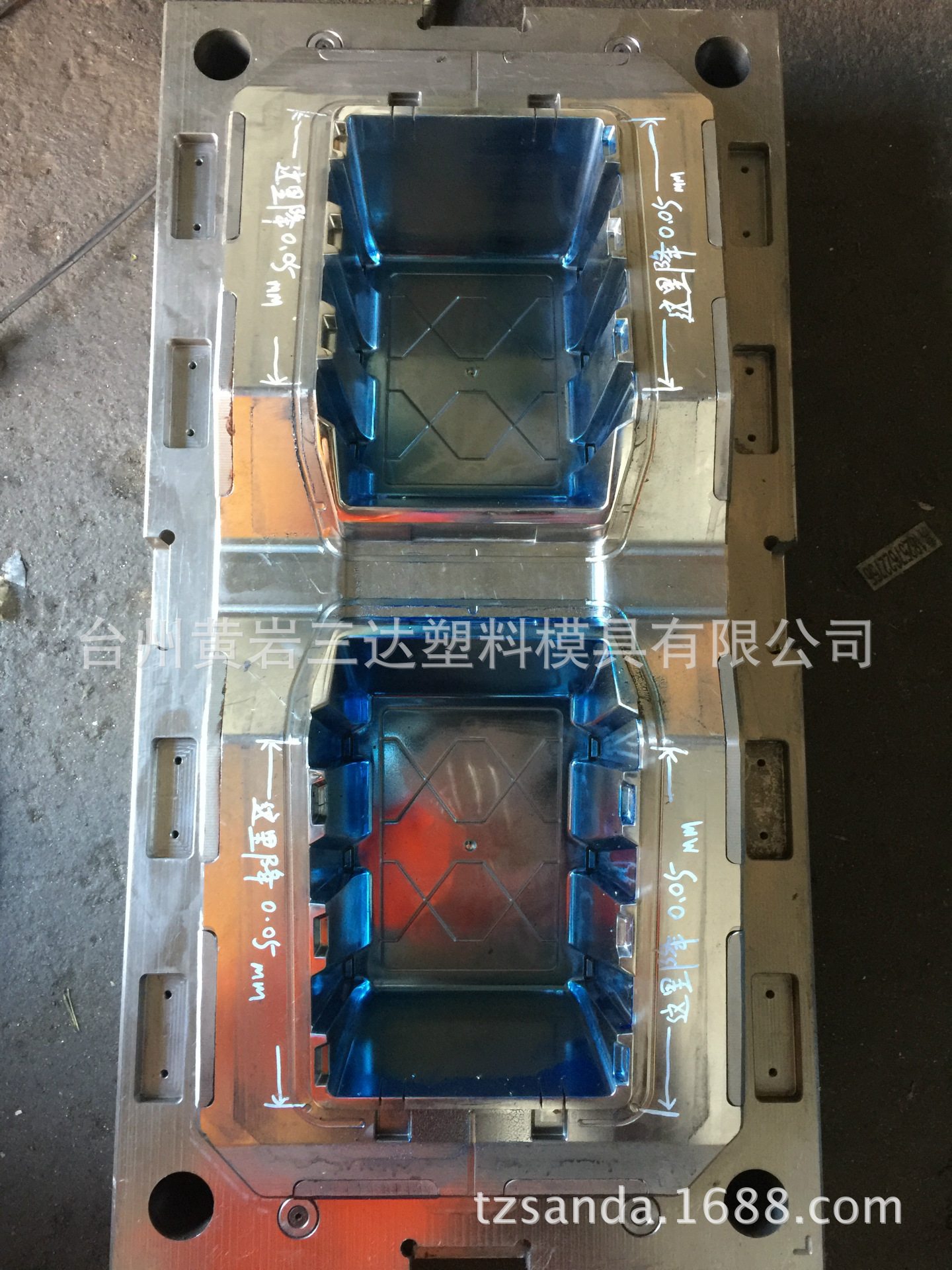 塑料工具盒收纳架模具 零件盒模具开发 注塑加工设计