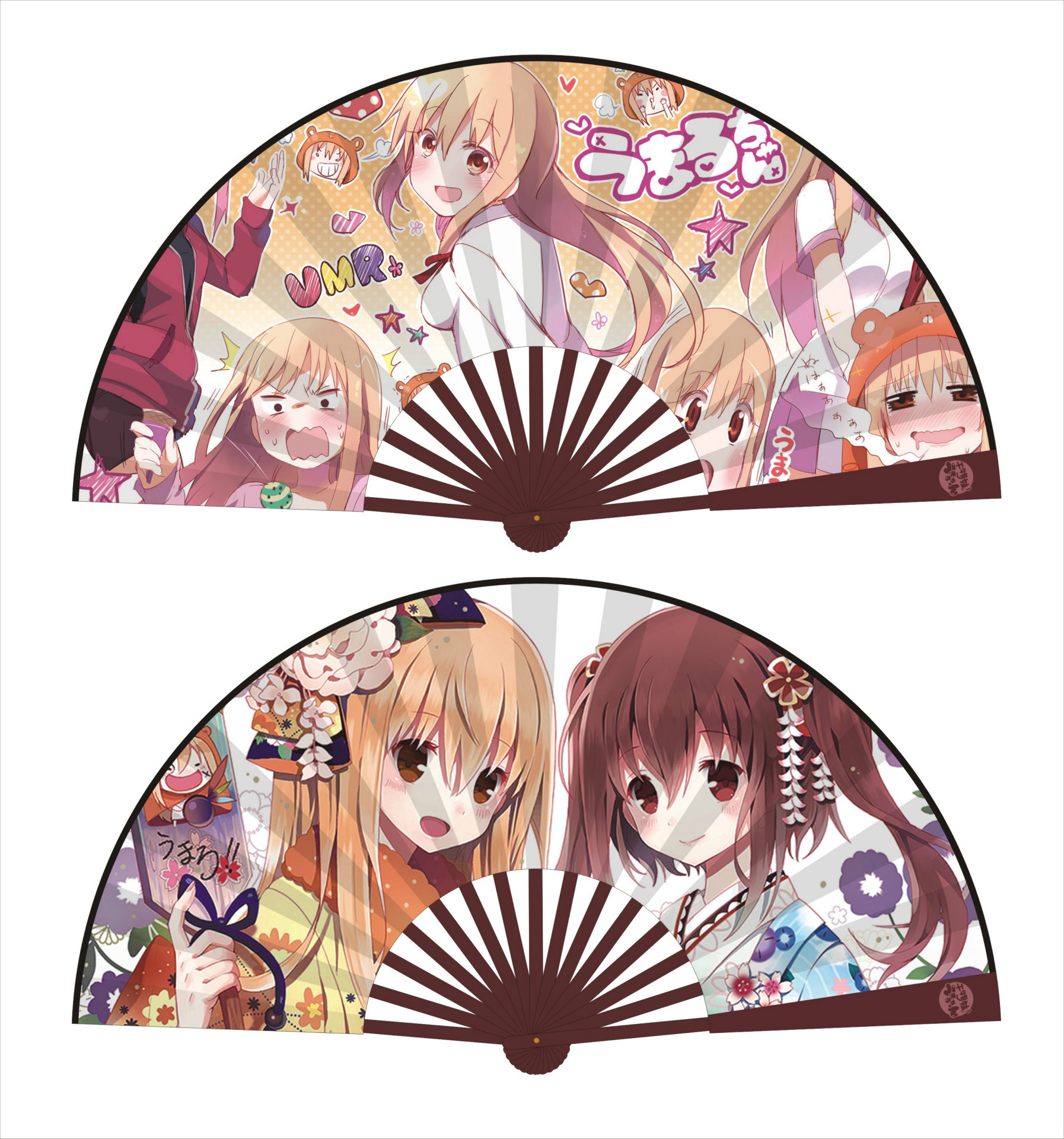 现货折扇 初音未来周边动漫 折扇批发10寸大号折扇