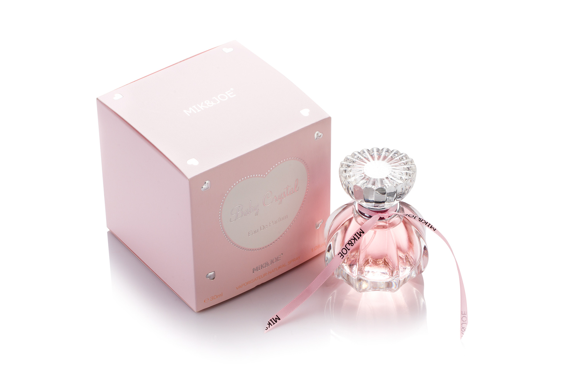 baby crystal晶钻甜心 玫瑰魅力淡香水 30ml 厂家直销 彩妆微商