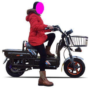 迷你载重王 送餐快递外卖电动车60v 踏板电摩 铁架载货电瓶车 72v