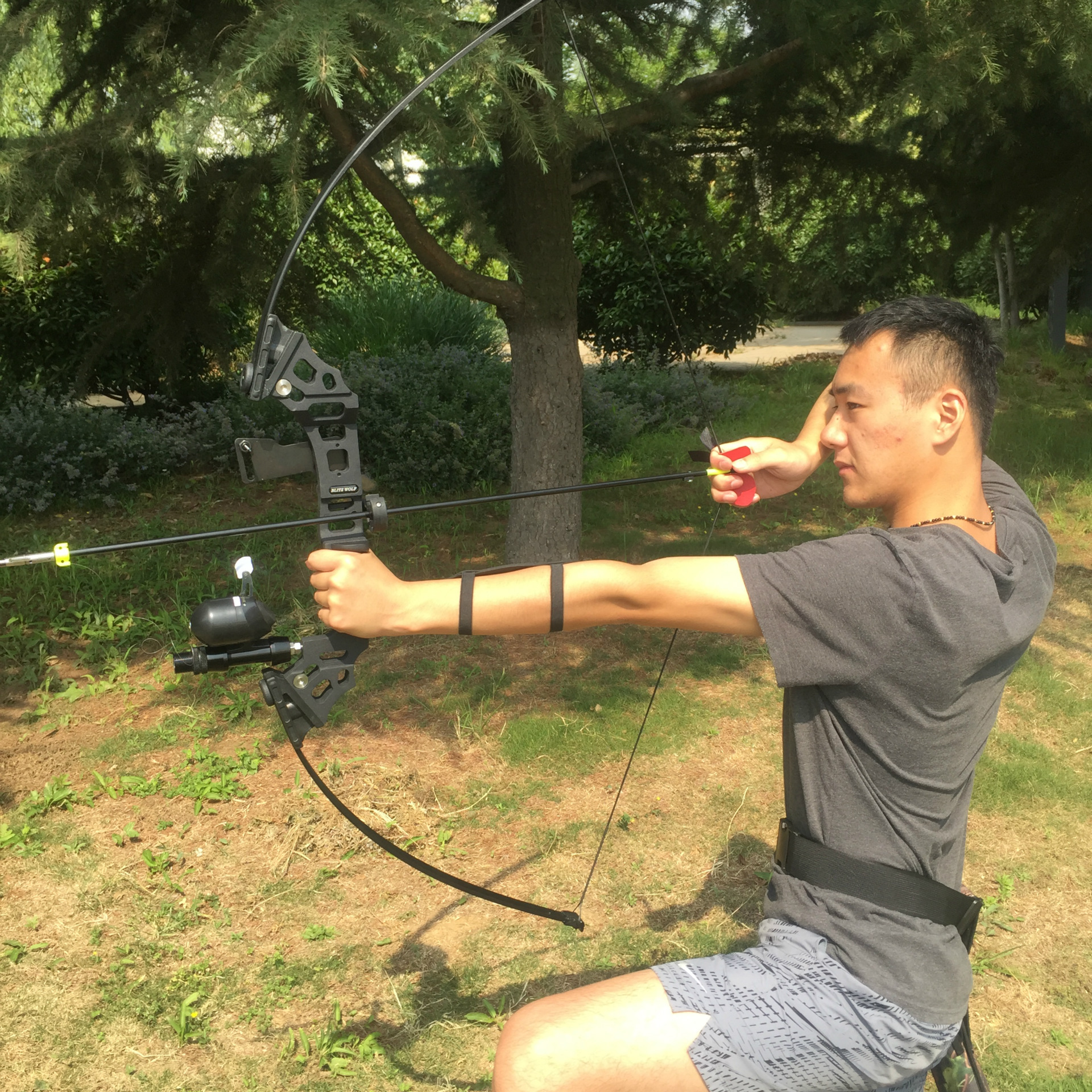 弓箭狩猎射击运动体育器材复合反曲美猎弓景区休闲娱乐cs户外弓箭