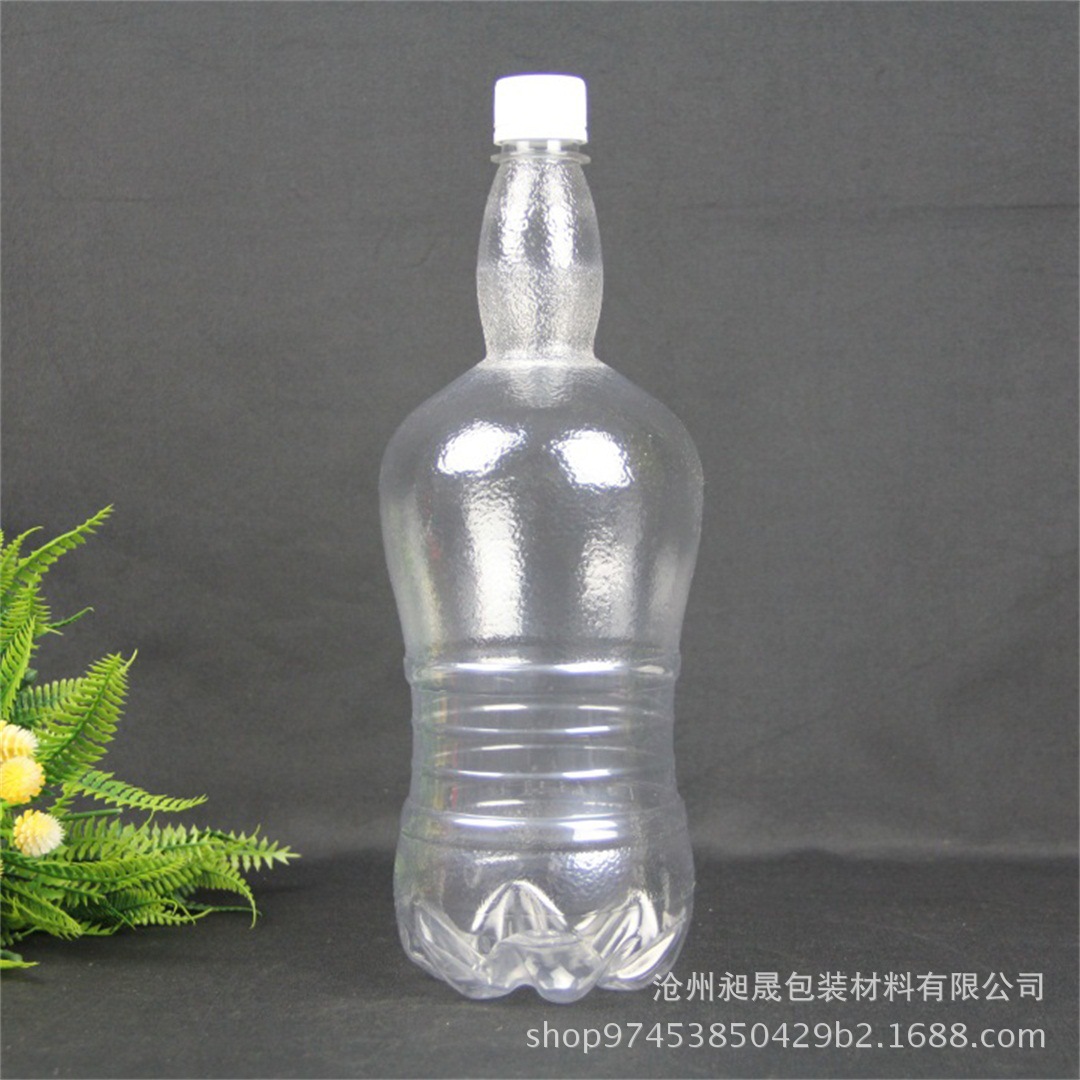 厂家供应500mlpet饮料瓶 塑料啤酒瓶 1l透明塑料瓶 pet酱油瓶