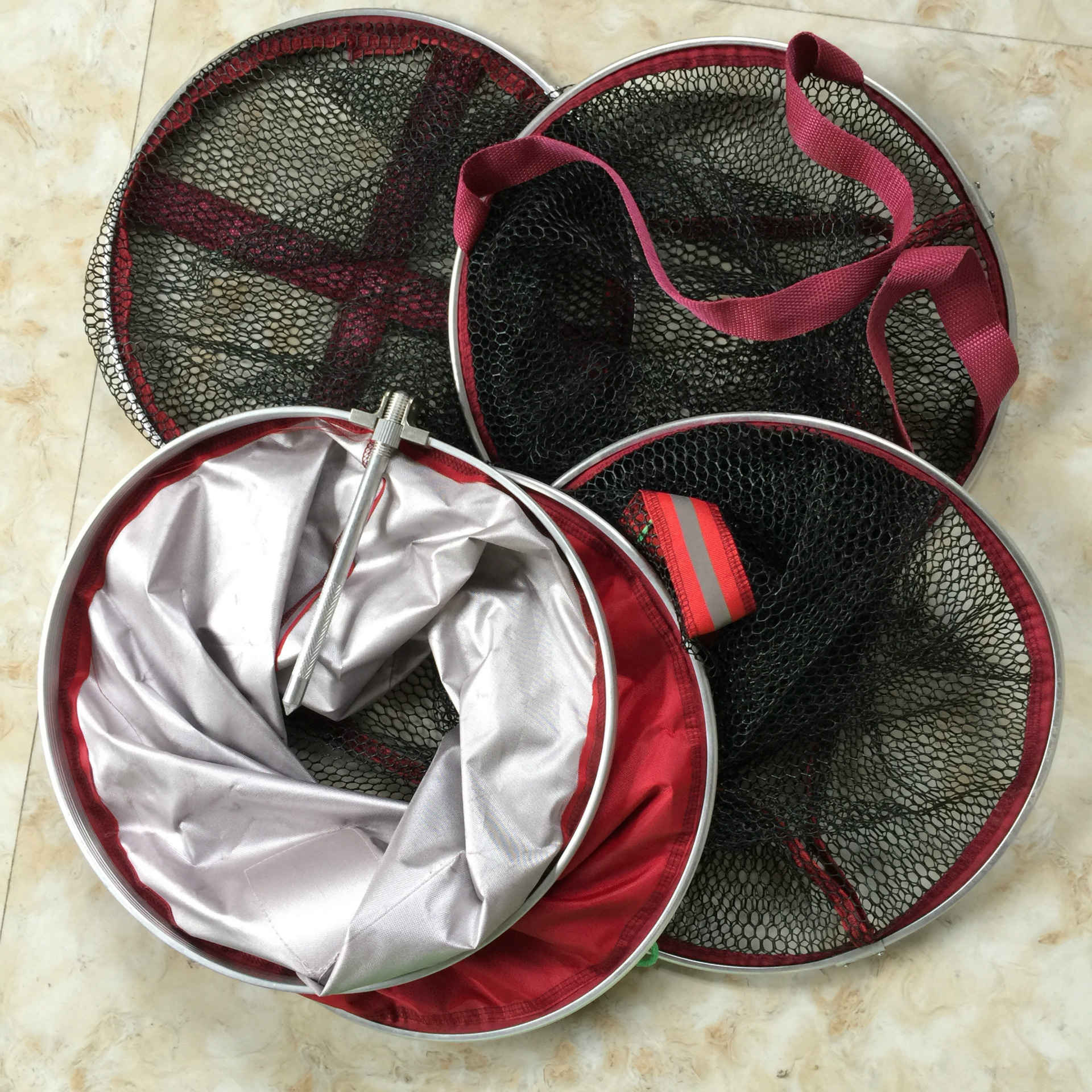 厂家定做 卡边渔具鱼护黑坑渔护 万向定位加厚涂胶防挂鱼护