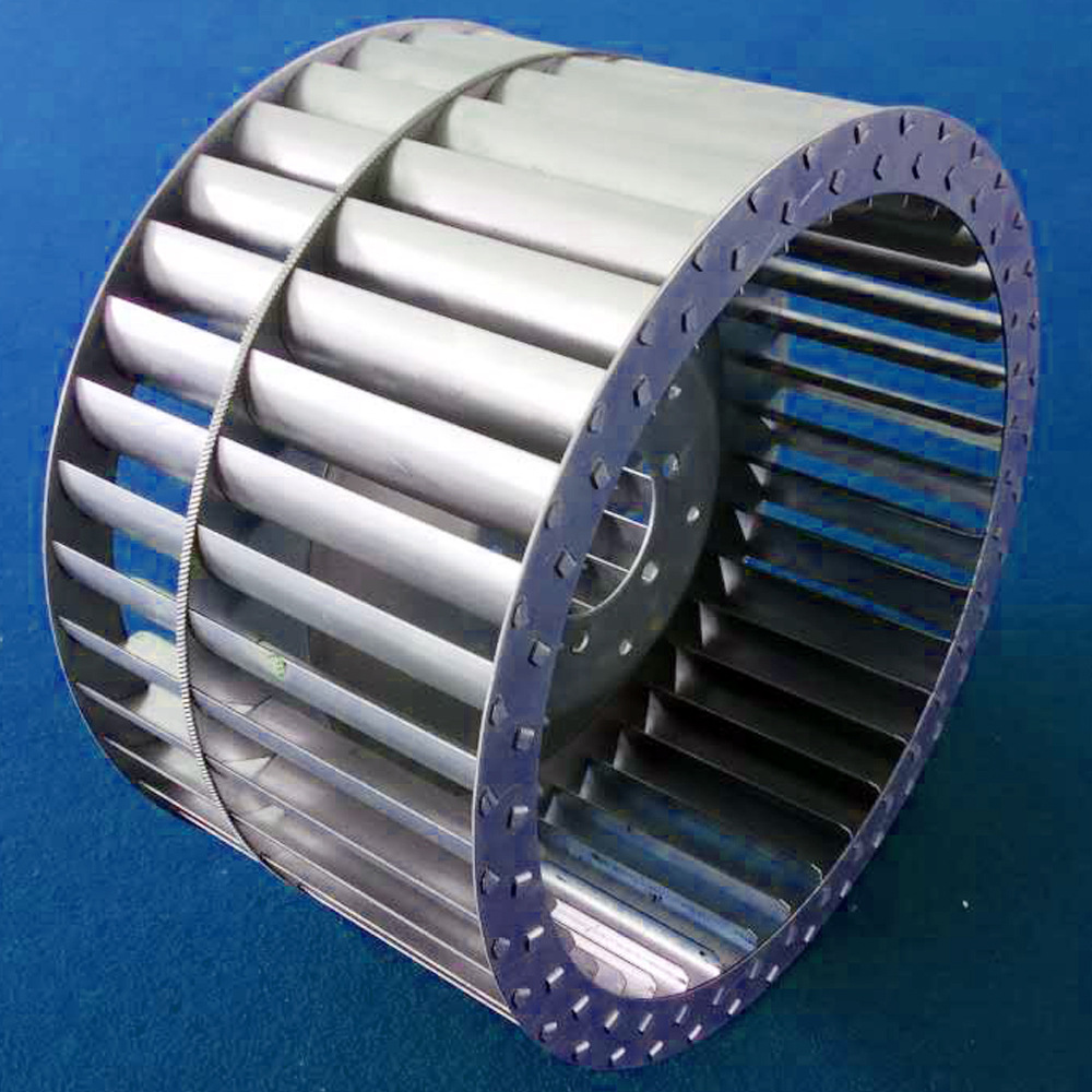 供应Φ160外转子离心风叶 多翼式叶轮 蜗壳 新风叶轮