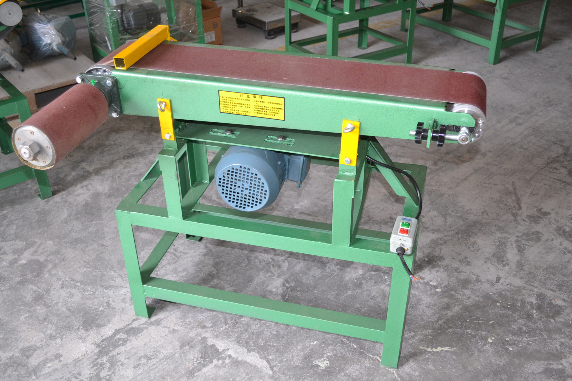 铝板平面砂带机 金属抛光机 磨砂机 木材打磨机抛光