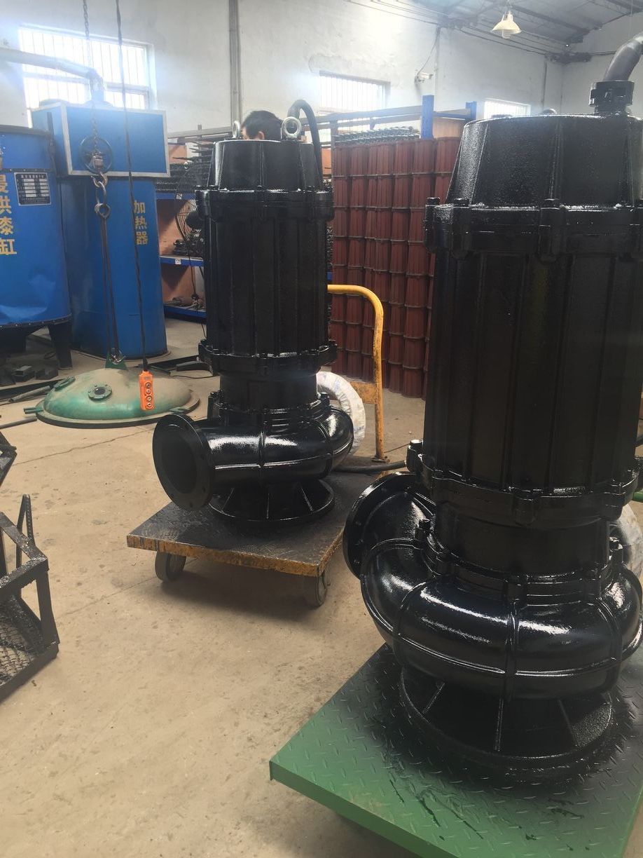 380v水泵大功率大流量wq无堵塞潜水排污泵防洪排涝工地地下车库用
