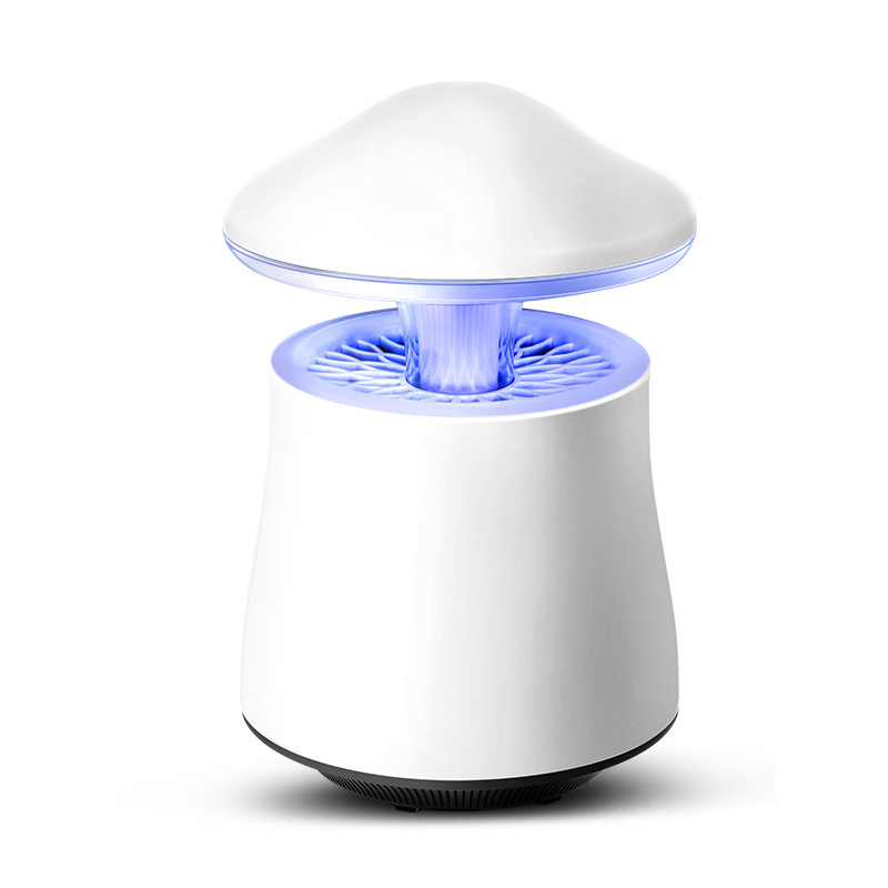 美鑫龙灭蚊灯led紫光家用光触媒灭蚊器小型蘑菇款吸蚊器一件代发