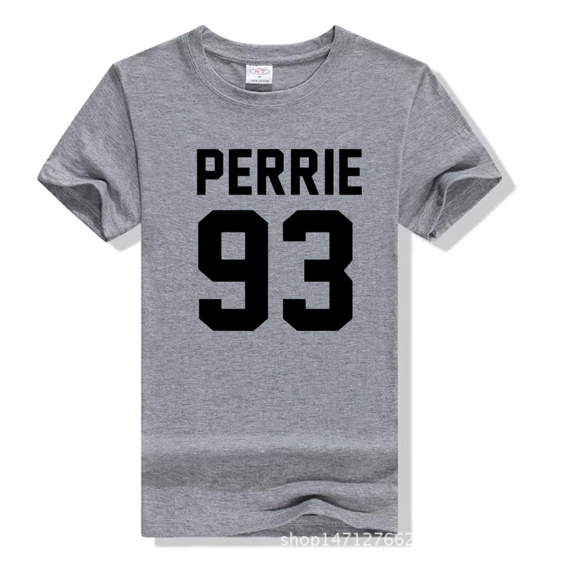 速卖通新款短袖欧美 字母纯棉男士t恤 perrie 速卖通热