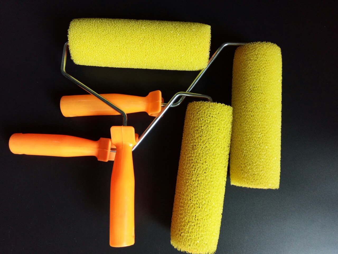 厂家直供 优质大孔中孔小孔涂料滚子 8寸拉花油漆滚筒刷