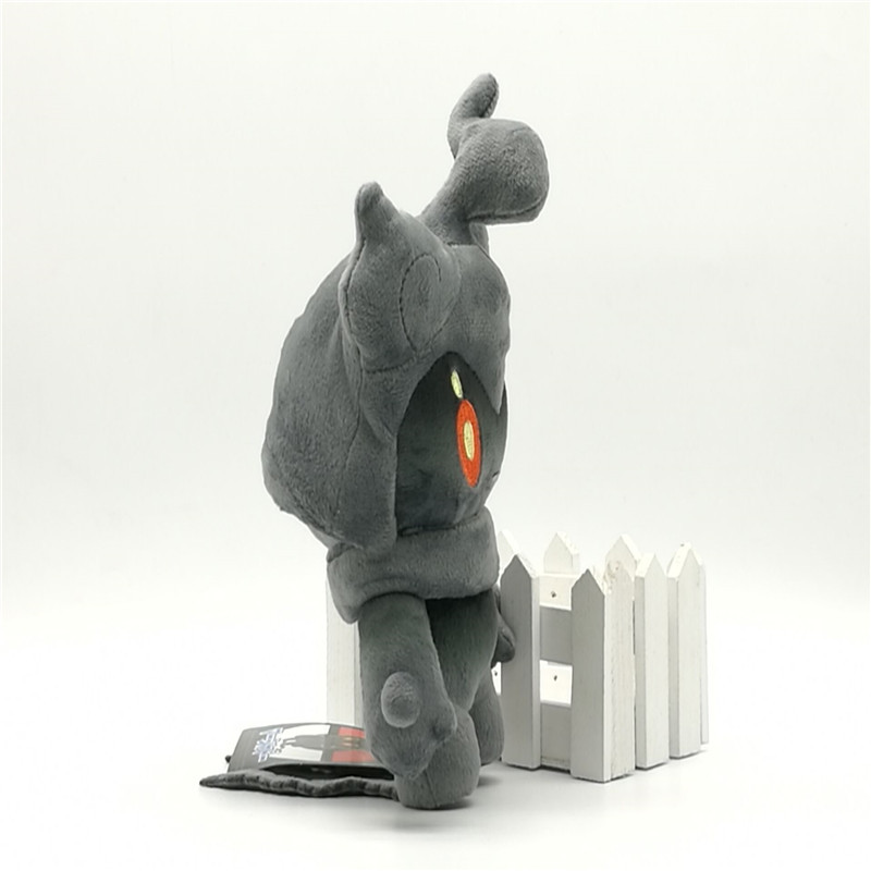 23cm玛夏多毛绒公仔 灰色夜游魂幽灵毛绒玩具玩偶娃娃礼物