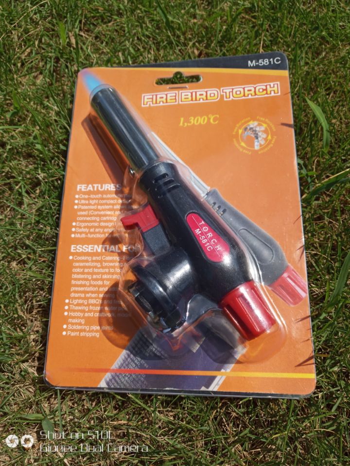 581c Cassette Air Welding Gun Outdoor Spray Gun Igniter Gas Gun Butagas Flame Gun Lighter Wholesale