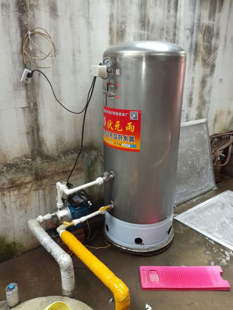 状元雨压力罐无塔供水器带您解读安装使用中的那些问题