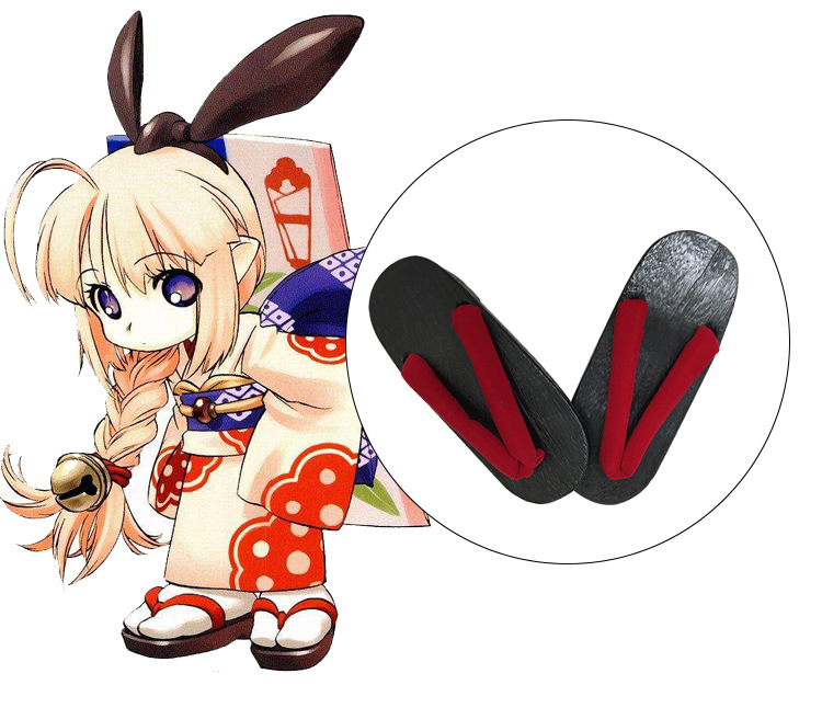 木屐鬼灭之刃内鞋家居平跟白木cosplay鞋子实木原版 一件代发现货