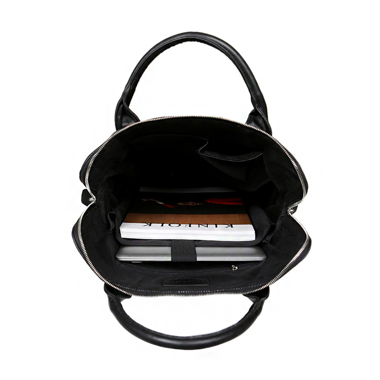 New Men's Multi-Purpose Backpack Casual Business Men's Briefcase Large Capacity Pu Handbag Backpack Men