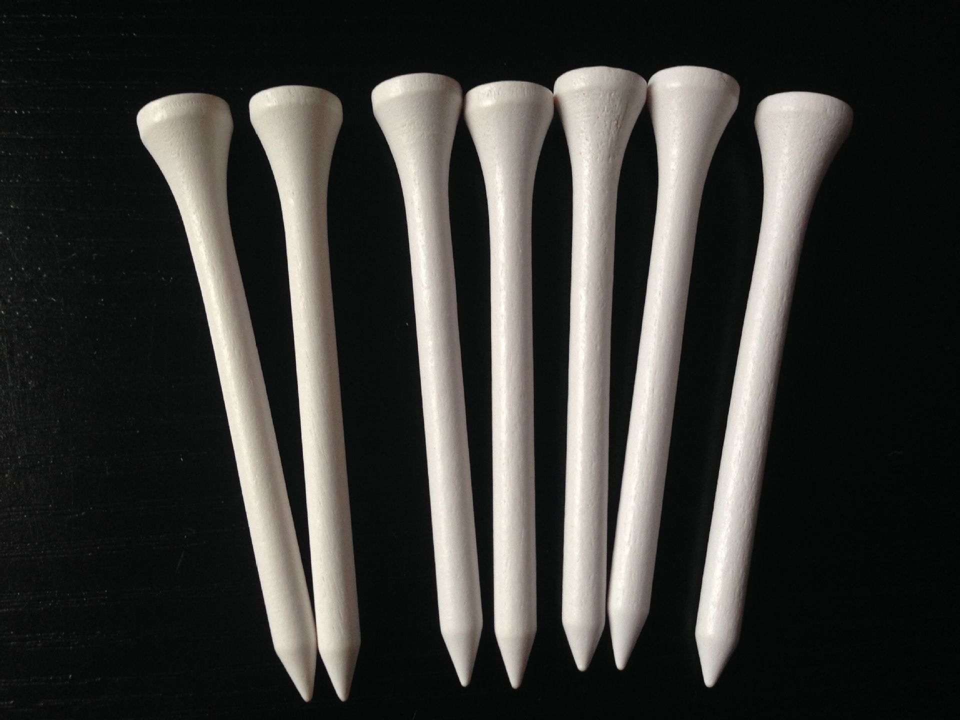 厂家可定制logo高尔夫球钉球tee木质球座球托球梯练习用品配件