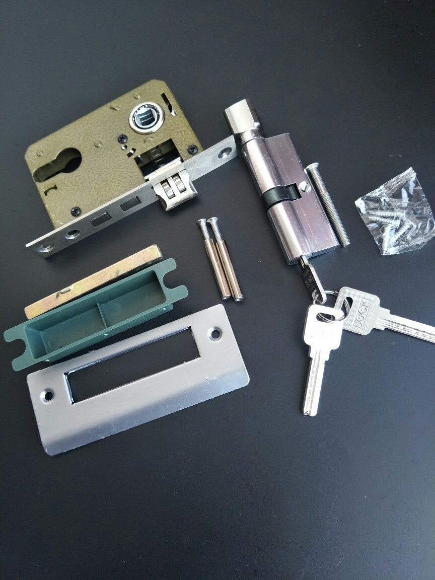 房门锁室内不锈钢锁钢木门锁实木门执手锁具简单款式