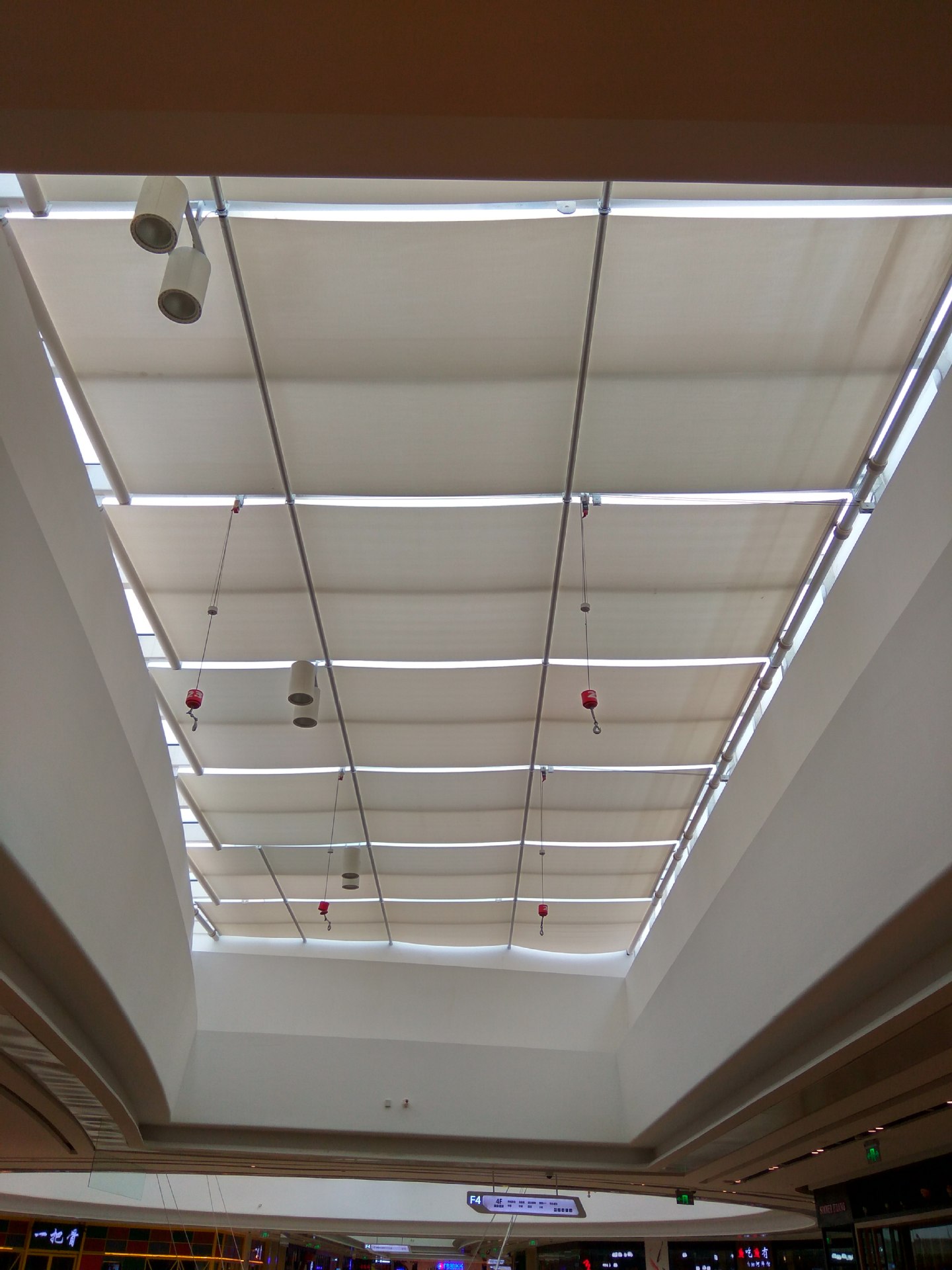 定做天棚帘 阳光房遮阳手di动天棚帘 顶棚折叠隔热保温天窗天棚帘