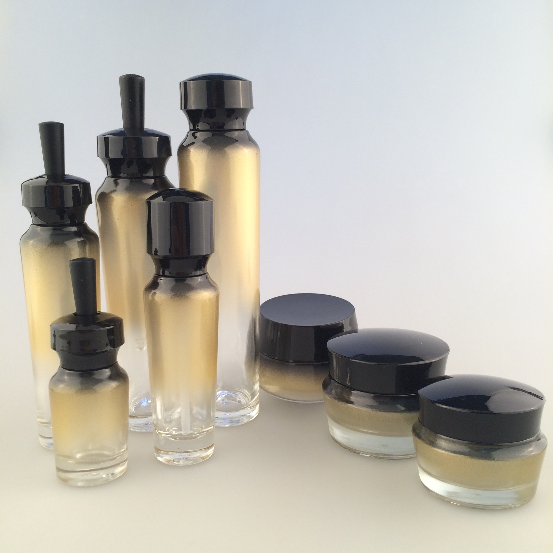 化妆品空瓶厂批日霜保湿膏体包材磨砂玻璃瓶爽肤水分装精华乳液瓶