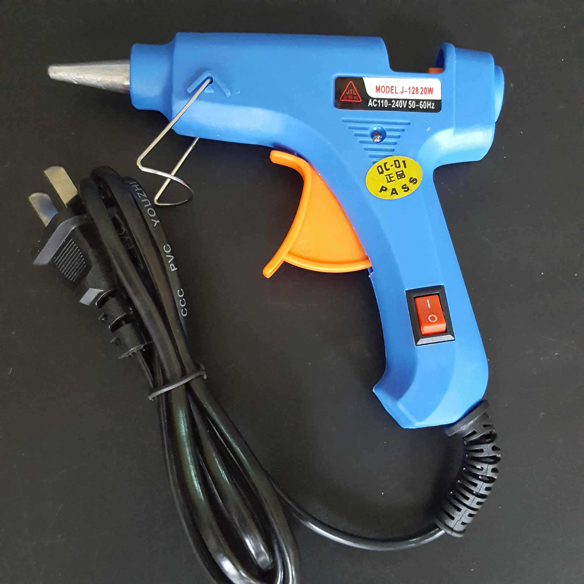 批发120w热熔胶枪 可调温 带开关耐用型 热熔枪 高温胶枪带开关-阿里