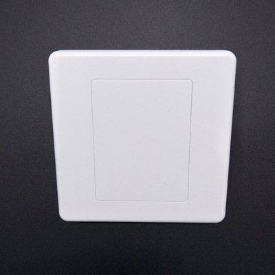 厂家直销 豪华86型盖板 二合一面板工程墙壁家装白盖板 加厚材料