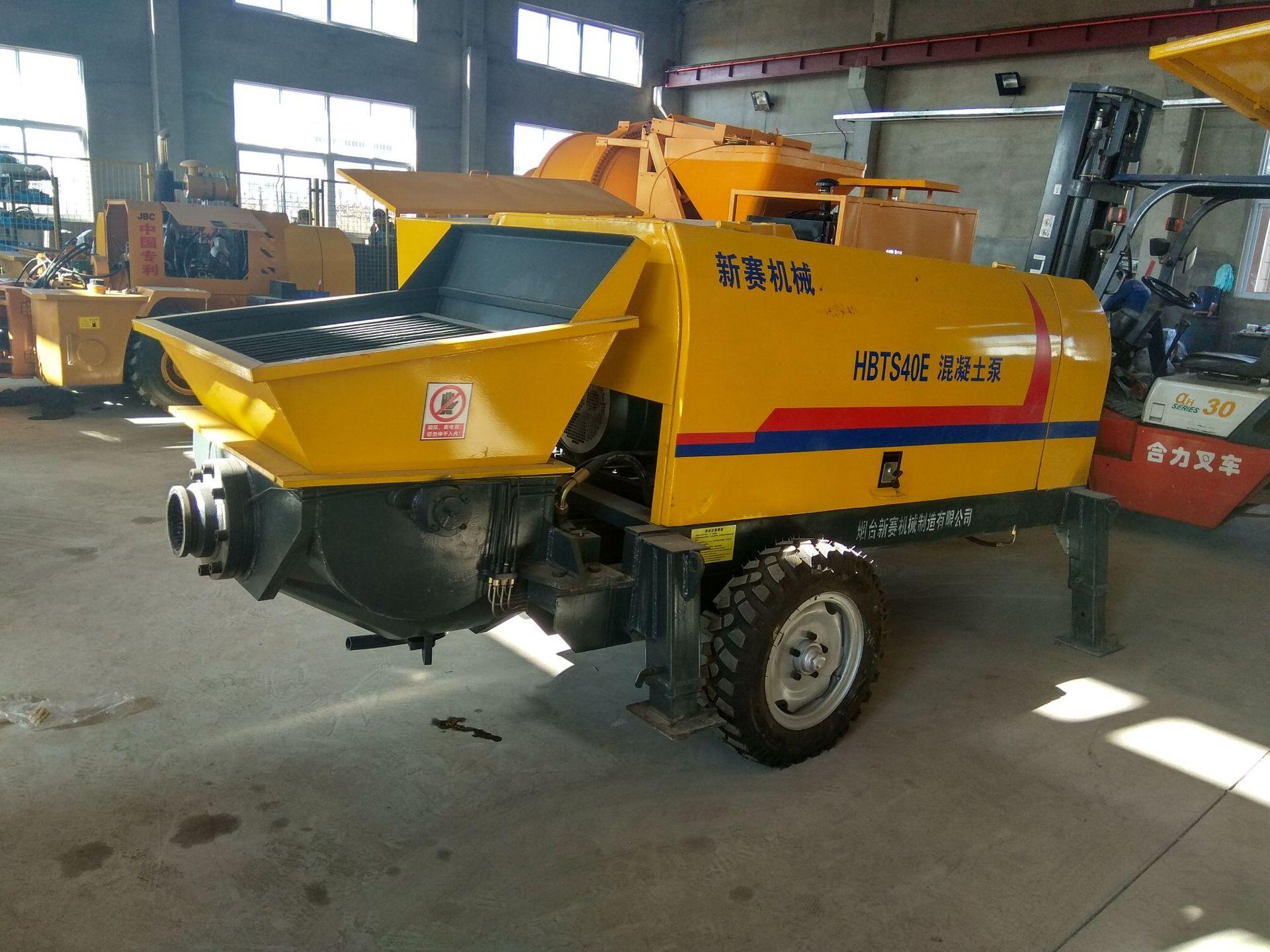 小型拖泵 二次构造柱浇筑泵车 打地暖垫层细石泵 混凝土输送泵