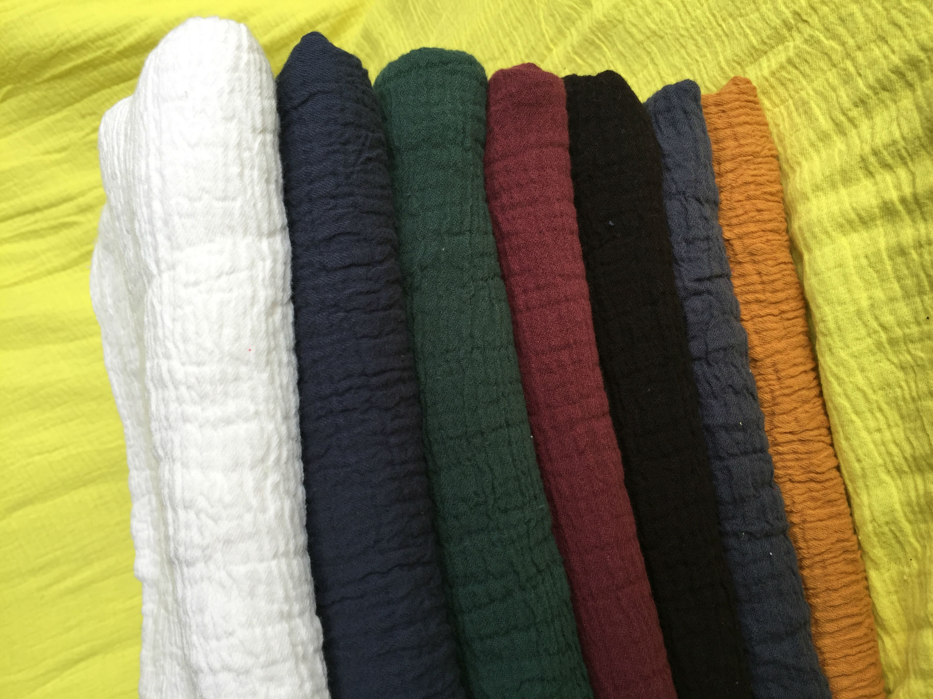 sc-03b 现货活性染色双层斜纹洗水绉布服装家纺面料