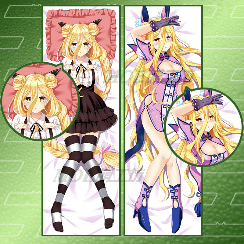 原创约会大作战星宫六喰动漫双面等身宅男抱枕定制加工一件代发