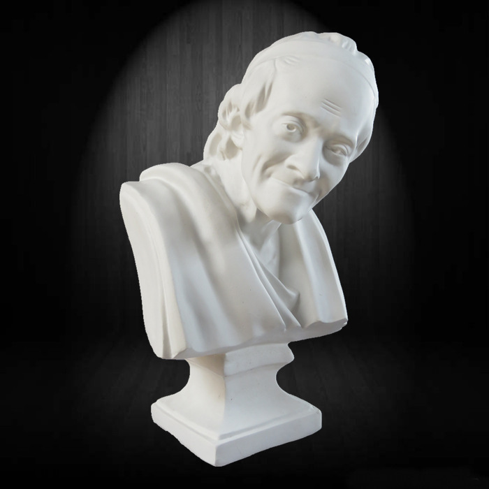 绘岳美术石膏头像伏尔泰胸像素描石膏像静物写生胸像美术器材批发