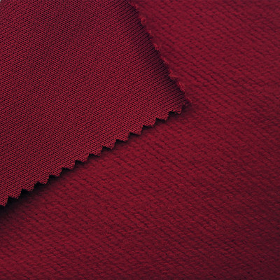 现货热卖 420克米兰卫衣绒 全棉时尚保暖外套布料 轻抓绒面料