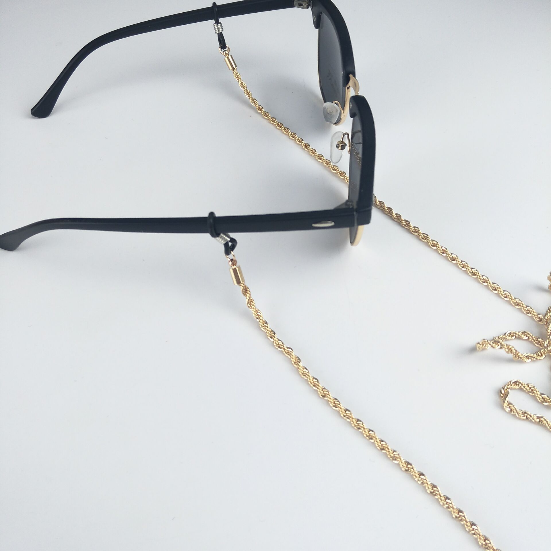 网红同款复古眼镜链条挂脖 潮眼镜绳子挂绳 墨镜老花眼镜链子时尚