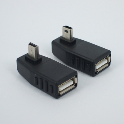 供应 耐特沃公转usb母 mini 90° mid平板电脑 手机数码转接头
