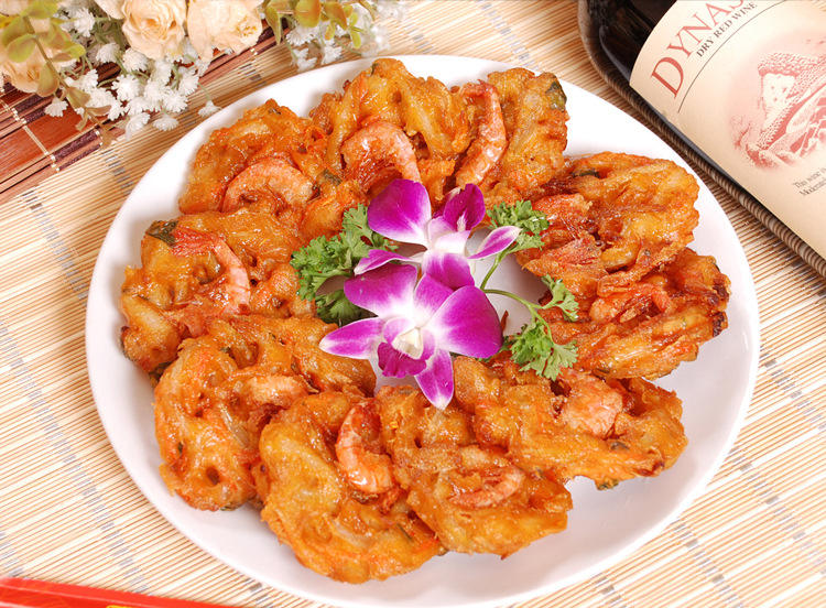 安大米兰虾饼油炸推荐食材 12包/箱 10个/包 点心小吃半成品