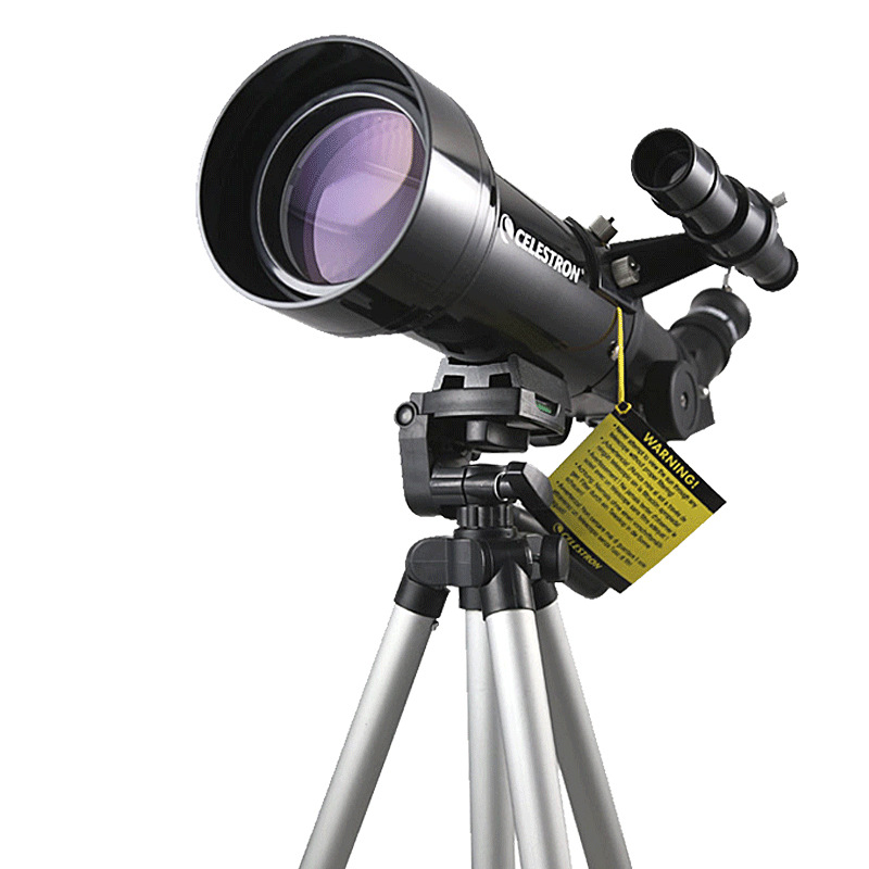 美国星特朗旅行者70400入门天文望远镜学生高倍便携天文镜观星月
