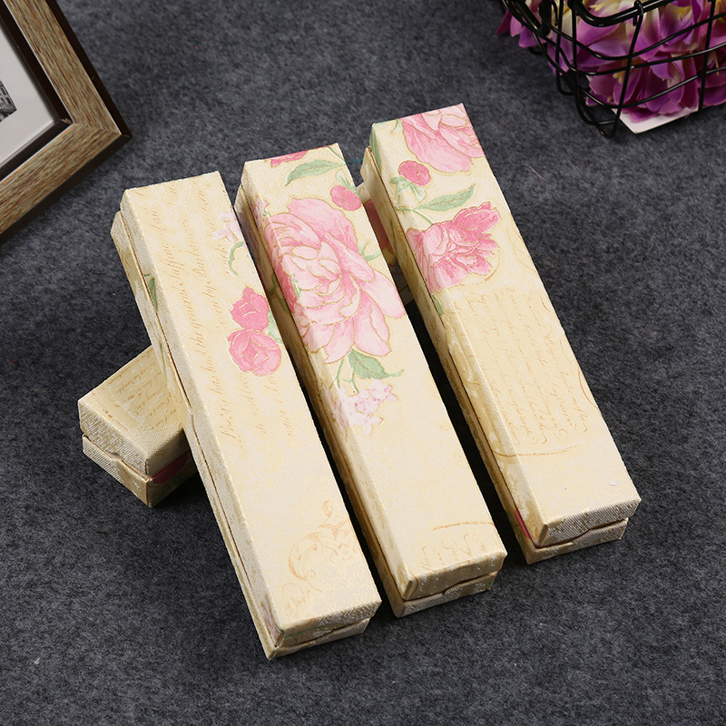 Amazon Flower Ornament Packing Box 21.5*4.5 **4cm Rectangular Tiandigai Gift Box Paper Box Can Be Printed
