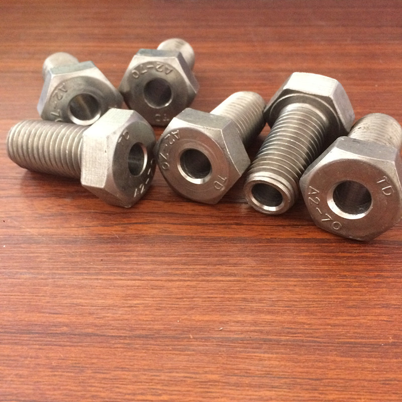 不锈钢外六角空心螺丝/中空螺丝灯具穿线螺栓m6m10m12m14m16-m30