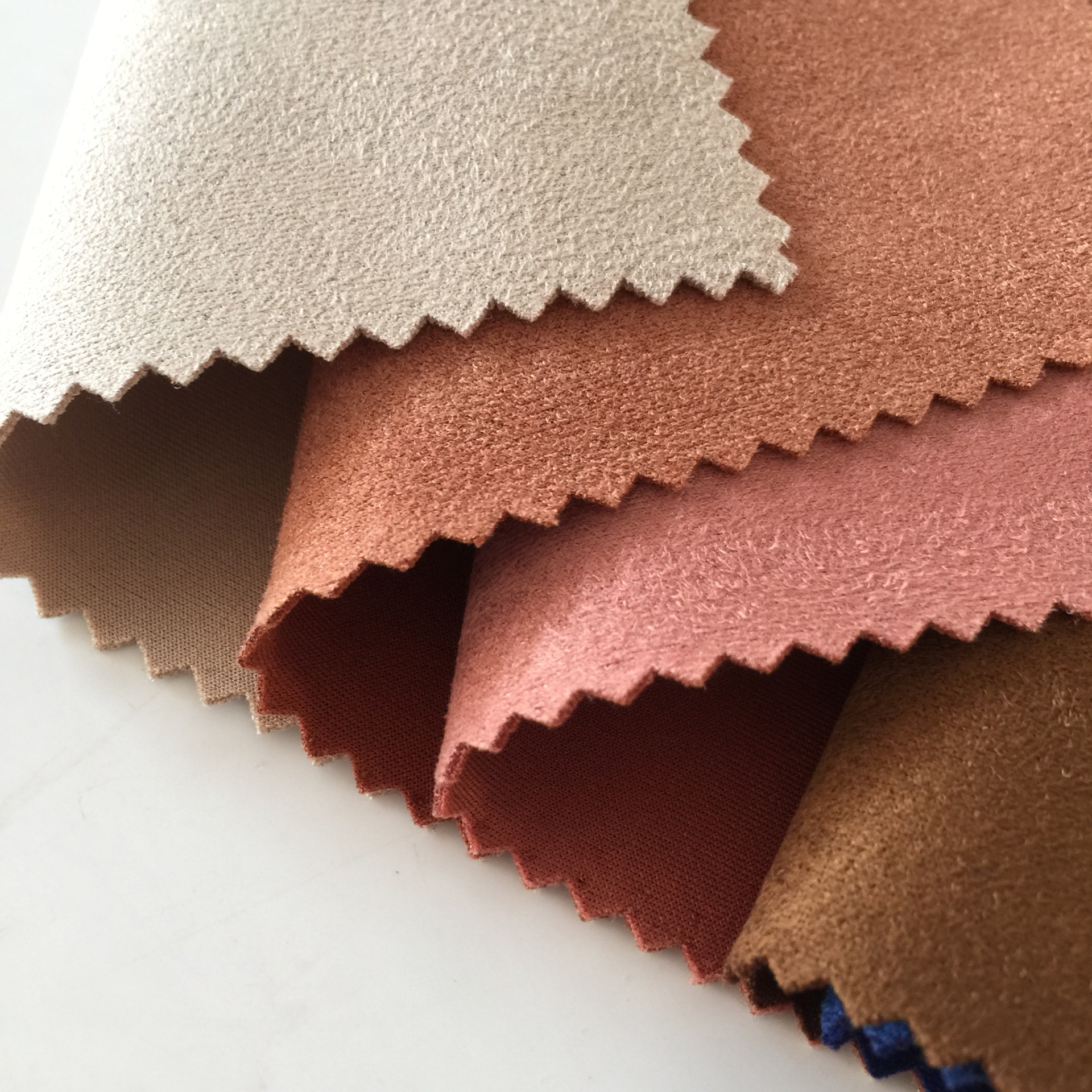 空气层麂皮绒 环保染色 双层口罩面料 服装面料