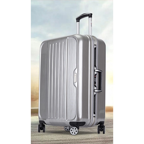 银座 铝框密码拉杆箱包 202428寸万向轮学生旅行箱子 男女商务