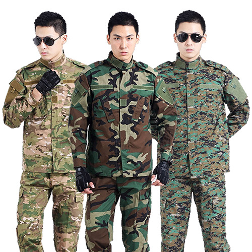 Outdoor Combat Training Suit Cotton European and American Camouflage Suit Men's Acu Suit Bionic Camouflage Suit