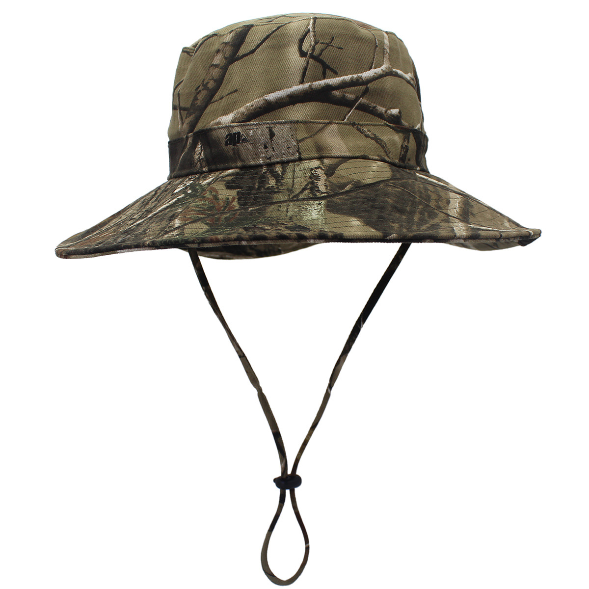 夏天户外迷彩军迷帽子 男士大沿帽登山运动徒步沙滩帽防晒渔夫帽